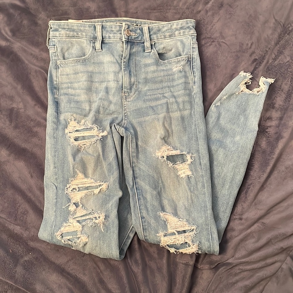 American Eagle Distressed Skinny Jeans